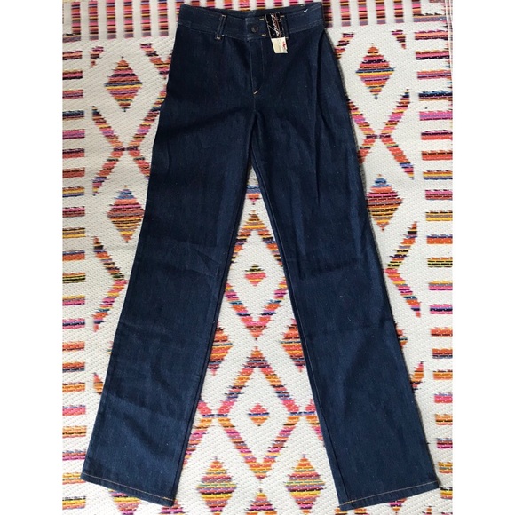 Vintage 70s jeans with tags - Picture 2 of 3